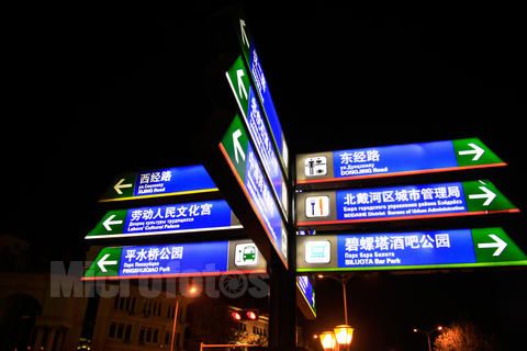 各类指示牌尺寸